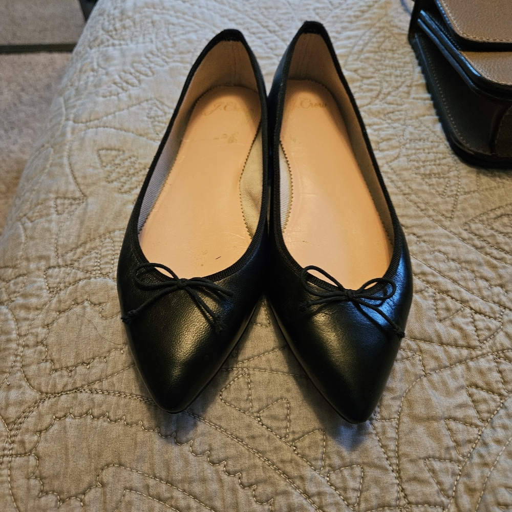 J.crew Women's Zoe Ballet Flats in Leather size 6 - Picture 5 of 5